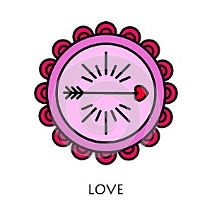 Cupidon arrows. Vector