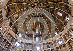 The cupola of the Baptistery of Parma (Battistero di Parma photo
