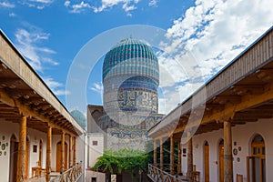 The cupola of Bibi Khanym Mosque in Samarkand