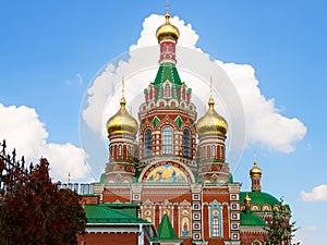 Cupola of Blagoveshchensky Cathedral Yoshkar-ola photo