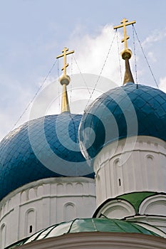 Cupola of Bogoyavlensky Cathedral.Fragment