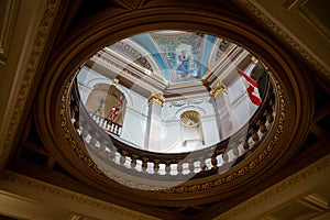 Cupola inside the British Colombia parliament building