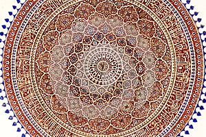Cupola of Isa Khan Niyazi Tomb in Humayun Tomb complex in Delhi, Ind
