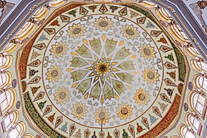 Cupola of Shafei Jameh Mosque in Kermanshah, Ir photo