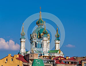 Cupola of St Andrew's Church - Kyiv, Ukraine