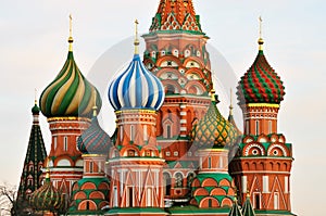 Cupola of St. Basil Cathedral photo