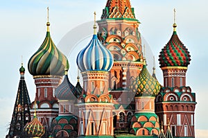 Cupola of St. Basil's Cathedral photo