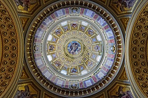 Cupola of St Stephen Basilica - Budapest