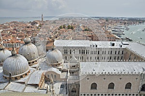Cupolas of the Basilica of Saint Mark and the Doge Palace