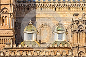 Cupolas of the Duomo - Palermo photo