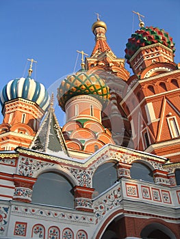 Cupolas of Pokrovsky church photo