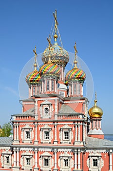 Cupolas of russian orthodox church