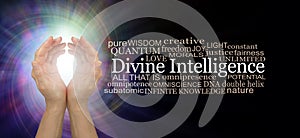 Energy Healer working with Divine Intelligence word cloud