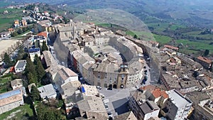 Cupramontana - Le Marche, Italy - aerial drone video