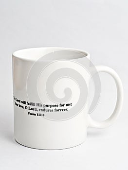 Cups with Christian Phrase photo