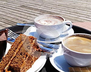 Cups of Coffee and Cake