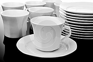 cups and saucers