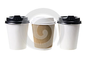 Cups of Takeaway Coffee