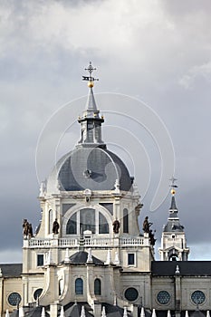 Cupule of Almudena's cathedral (Madrid) photo
