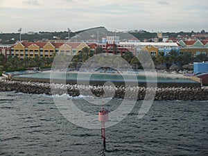 Curacao Beach Pool and Ocean Beauty