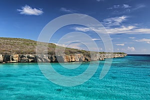 Curacao: Caribbean blue sea