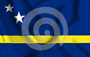 Curacao flag illustration