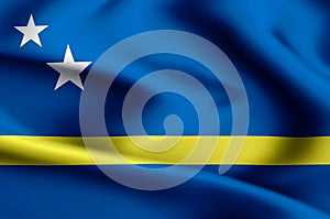 Curacao flag illustration