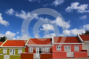 Curacao: Pastel coloured houses
