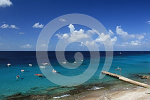 Curacao's unpopulated Westpunt beach.