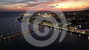 Curacao Skyline At Otrobanda In Willemstad Curacao.