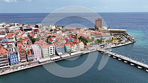 Curacao Skyline At Otrobanda In Willemstad Curacao.