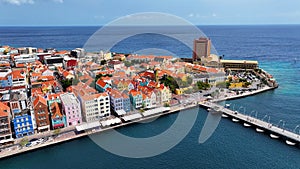 Curacao Skyline At Otrobanda In Willemstad Curacao.