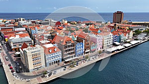 Curacao Skyline At Punda In Willemstad Curacao.