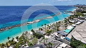 Curacao Skyline At Willemstad In Netherlands Curacao.