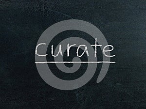 Curate concept word