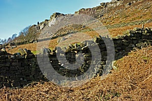 Curbar Edge, Peak District, Derbyshire,