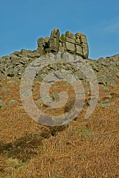 Curbar Edge, Peak District, Derbyshire,