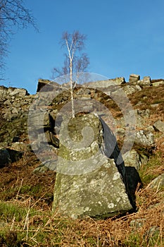 Curbar Edge, Peak District, Derbyshire,