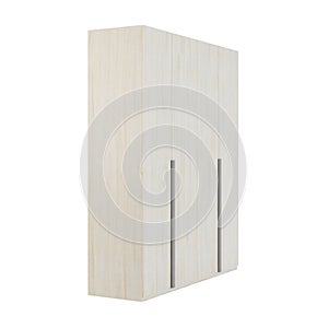 Curbstone isolated on white background.