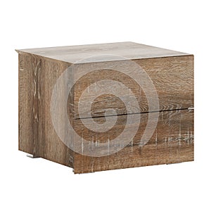 Curbstone isolated on white background.