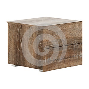 Curbstone isolated on white background.