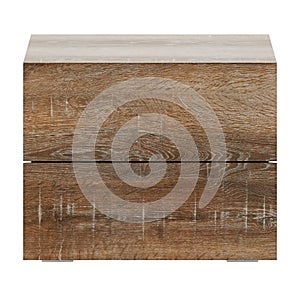 Curbstone isolated on white background.