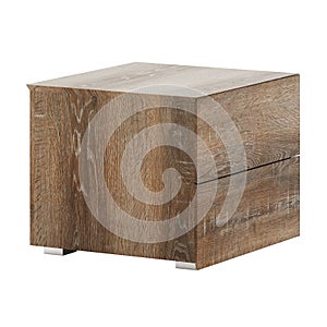 Curbstone isolated on white background.