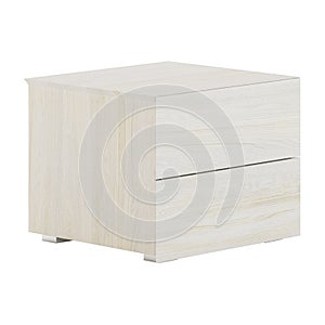 Curbstone isolated on white background.