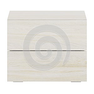 Curbstone isolated on white background.