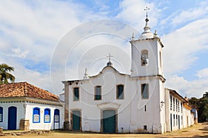 Curch Igreja de Nossa Senhora das Dores in Paraty, Brazil