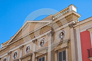 Curci theatre. Barletta. Puglia. Italy.