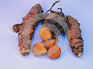 Turmeric is one of the spices and medicinal plants photo