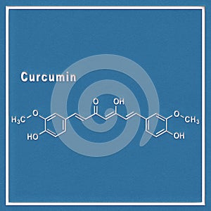 Curcumin turmeric spice, Structural chemical formula