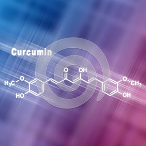 Curcumin turmeric spice, Structural chemical formula
